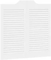 Sukamosios durys 80 x 40 cm Pušies medienos masyvas Balta