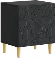 Naktinis staliukas 2 vnt. Juoda 43 x 34,5 x 50 cm