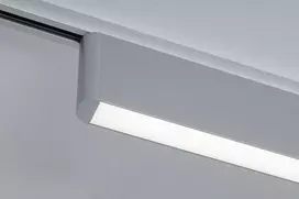 Paulmann URail CERIS LED 3 pakopų ryškumo reguliatorius 9.5W 850lm IP20 4000K 230V matinio chromo / aliuminio bėgelių šviestuvas