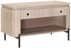 Batų suolelis su stalčių su lentyna su saugykla 85 x 37 x 48 cm