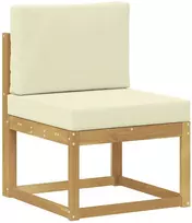 Lauko baldų komplektas Lauko sofos komplektas 6 vnt. 5 vietos Balta ir kreminė