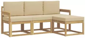 Lauko baldų komplektas Lauko sofos komplektas 4 vnt.