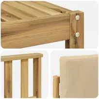 Lauko baldų komplektas Lauko sofos komplektas 4 vnt.
