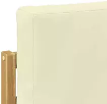 Lauko sofos komplektas 6 vnt. 7 vietos Balta ir kreminė