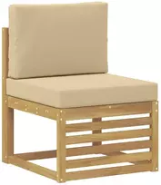 Lauko baldų komplektas Lauko sofos komplektas 6 vnt. 6 vietos Balta ir Bežė