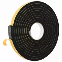Savigautinė putų juosta 4 vnt. Juoda 20mm x 5m CR putplastis