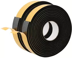 Savigautinė putų juosta 2 vnt. Juoda 40mm x 5m CR putplastis