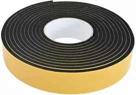 Savigautinė putų juosta 10 vnt. Juoda 40mm x 5m CR putplastis