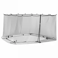 Uodų tinklelį pavėsinei 220 mesh Juoda 4 x 3 x 2 cm Poliesteris