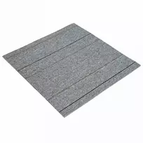Kilimų plytelė Šviesiai pilka su dryžiais 50 x 50 cm 36 vnt.