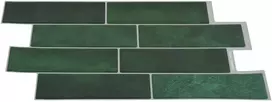 Metro plytelė 10 vnt. Tamsiai žalia 29 x 21 cm