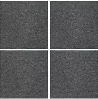 Kilimų plytelė Vidutinė pilka 50 x 50 cm 4 vnt. PP ir Bitumas