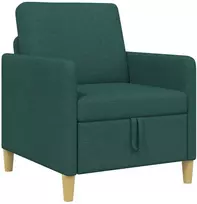 Sofa su saugojimo vieta Tamsiai žalia 72 x 78 x 87 cm