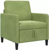 Sofa su saugojimo vieta Šviesiai žalia 72 x 78 x 87 cm