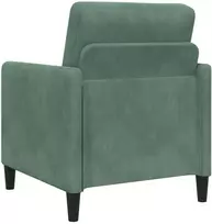 Sofa su saugojimo vieta Jūrinė žalia 72 x 78 x 87 cm