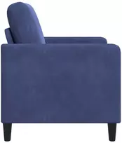 Sofa su saugojimo vieta Policijos mėlyna 72 x 78 x 87 cm