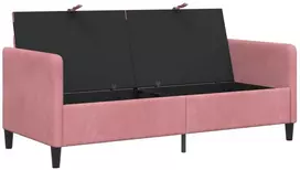 Sofa su saugojimo vieta 3 vietos Rožinė 172 x 78 x 87 cm