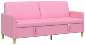 Sofa su saugojimo vieta Rožinė 192 x 78 x 87 cm Poliesteris