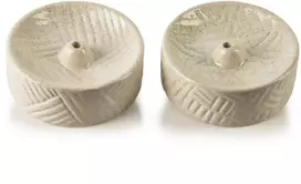 Mondex Since 1986 2 smilkalinių rinkinys, 7x7x3cm, smėlio spalvos