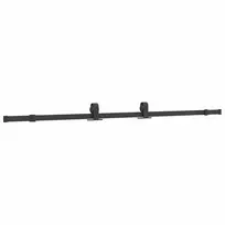 Stumdomos durys su furnitūra, juodos, 102,5x205 cm, ESG stiklas