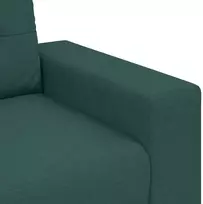 Dvivietė sofa, tamsiai žalia, 180x77x82 cm, audinys