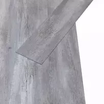 Savitepliamos PVC grindų lentos Matinis medžio pilkas