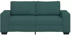 Dvivietė sofa, tamsiai žalia, 180x77x82 cm, audinys