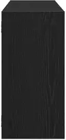 Sieninė lentyna, juodo ąžuolo spalvos, 100x25x50cm, inžinerinė mediena