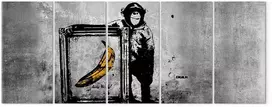 Paveikslas Beždžionė rėme (Banksy)