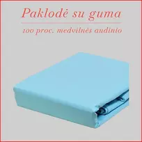 Paklodė su guma - 200x200+30cm.