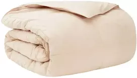 Pilna metų antklodė 240 x 260 cm Visoms sezonams 250 gsm Smėlio