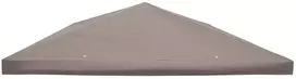 Paviljono uždanga Taupe 300 x 300 cm Poliesteris ir plienas