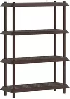 Lentynų sistema 4 lygiai 100 x 40 x 136,5 cm PP Ruda