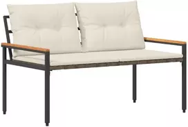 Lauko suolas 2 -Seater 116 x 67,5 x 72 cm poliratanas