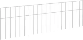 Sodo tvoros plokštė 12 vnt. 100 x 30 cm Galvanizuotas plienas