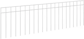 Sodo tvoros plokštė 48 vnt. 100 x 30 cm Galvanizuotas plienas