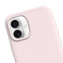 "iPhone 16 Plus SolidX modelio dėklas, atsparus smūgiams, suderinamas su belaidžiu įkrovimu, Rhinoshield, šviesiai rožinis"