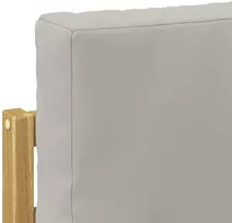 Lauko baldų komplektas Lauko sofos komplektas 5 vnt. 5 vietos Balta ir šviesiai pilka