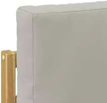 Lauko baldų komplektas Lauko sofos komplektas 4 vnt. Balta ir šviesiai pilka