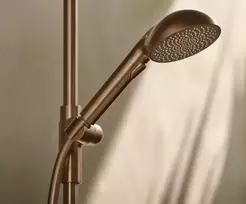 Termostatinis dušo maišytuvas su dušo komplektu Oras Aurelia 4769-81 bronzos spalva, be ekcentrinių jungčių jos užsak