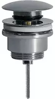 Dugno vožtuvas Tres Click-Clack, trumpas Ø63 mm, chromas