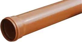 Pipelife Lauko kanaliz. PVC N vamzdis su mova d. 160/ 4.0/ 2 m