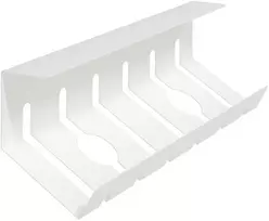 Laidų tvarkymo dėžutė po stalu 2 vnt. Balta 44 x 11,5 x 13,5 cm