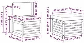 Lauko baldų komplektas Lauko sofos komplektas 4 vnt. 4 vietos Balta ir šviesiai pilka