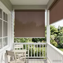 Lauko roletai 90% UV blokavimui Taupe 60 x 140 cm HDPE