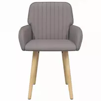 Valgomojo kėdės 4 vnt. Audinys Taupe 56,5 x 50 x 87,5 cm