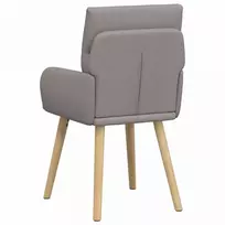 Valgomojo kėdės 6 vnt. Audinys Taupe 60 x 56 x 93 cm
