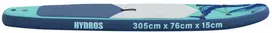 Pripučiamas Stand Up Paddle Board HYDROS 305 x 76 x 15 cm