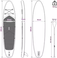 Inflatable Stand Up Paddle Board SCYLLA 335 x 76 x 15 cm Mėlyna