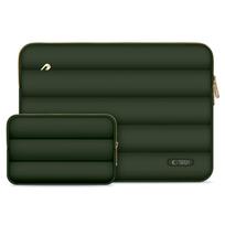 Nešiojamo kompiuterio dėklas Tech-Protect Puffy Laptop 15-16 ARMY GREEN